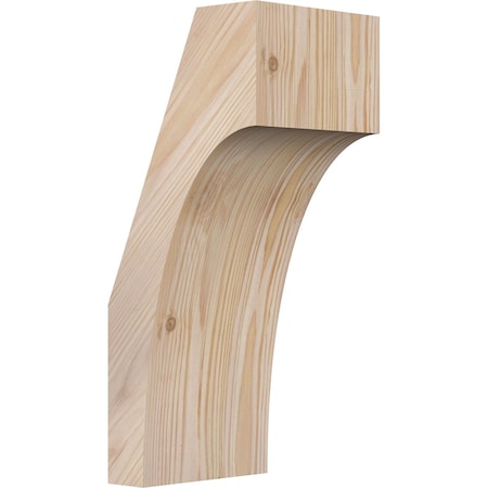 Ekena Millwork 5 1/2"W x 6"D x 14"H Westlake Smooth Knee Brace, Douglas Fir BRC06X06X14WTL00SDF